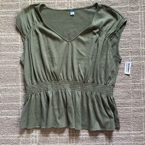 OLD NAVY • Peplum Blouse